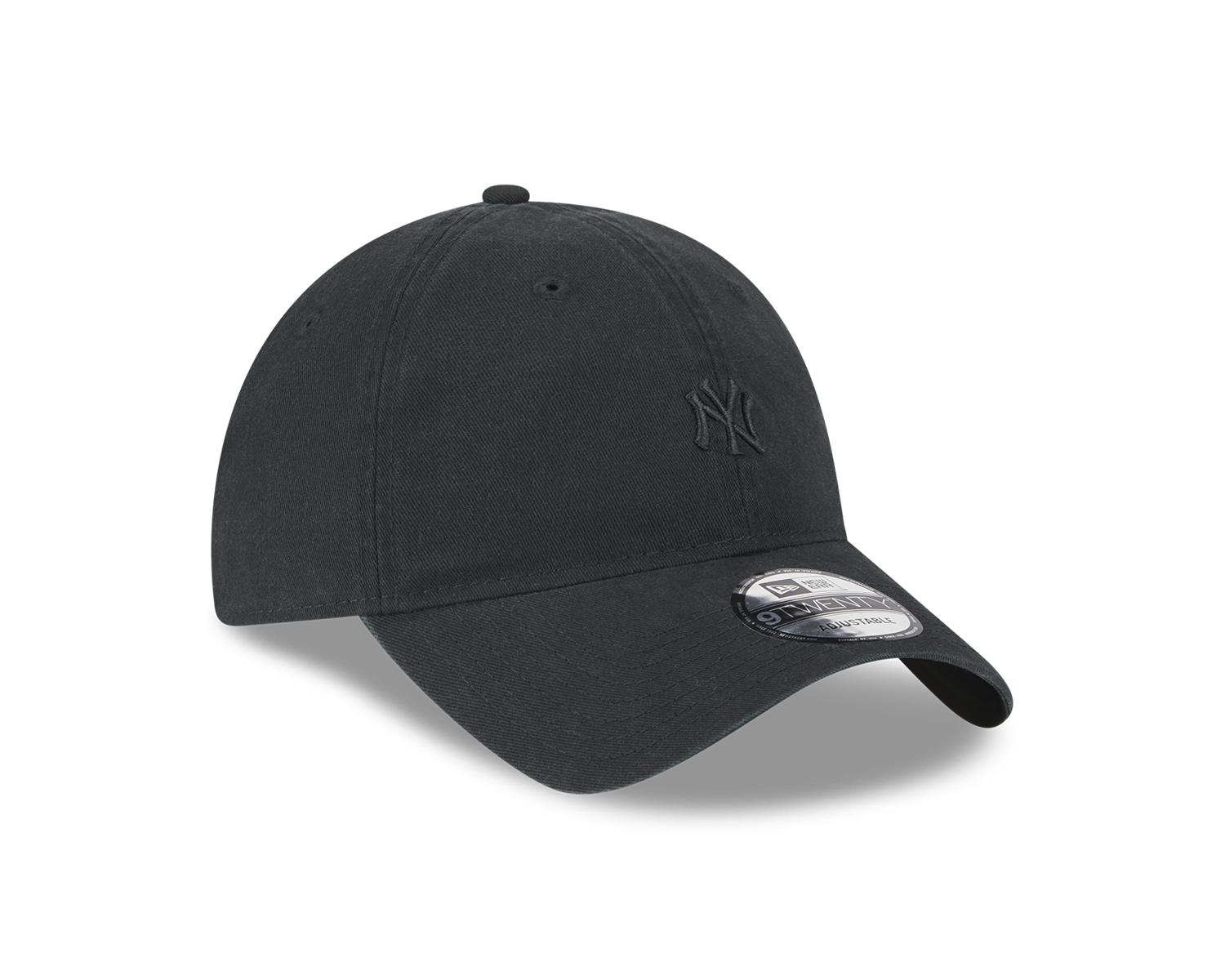 new york yankees mini logo black 9twenty adjustable cap