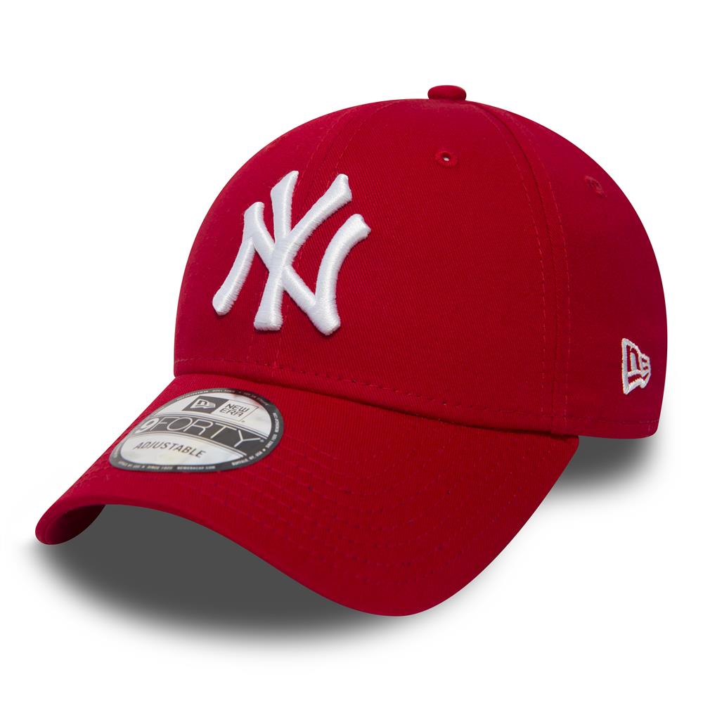 New York Yankees New Era Basic 9FIFTY Adjustable Hat - Red