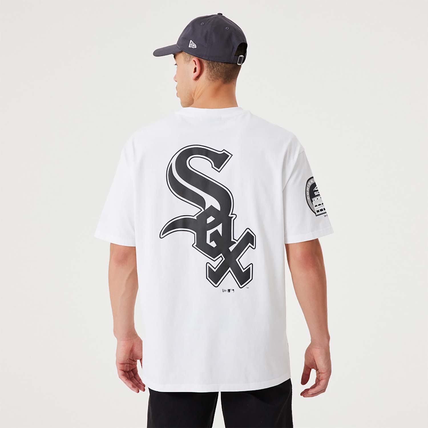 Chicago White Sox Heritage Back Print Over Sized White Tee NewEra