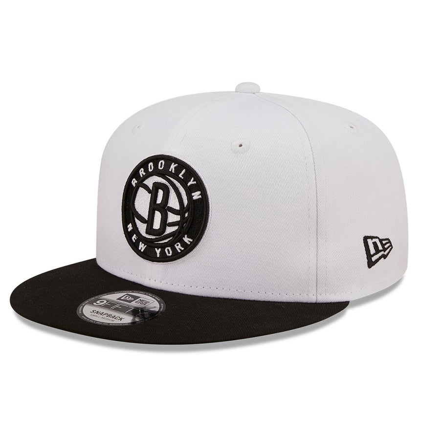 Brooklyn Nets 9FIFTY White Crown Team White/Black Cap