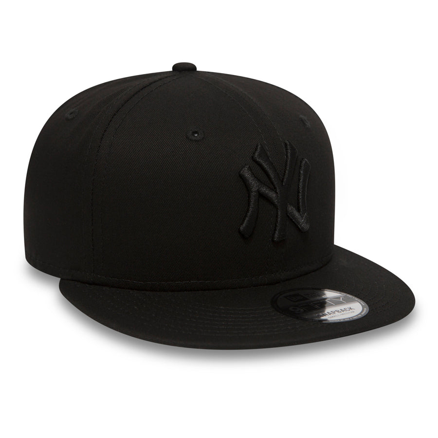 New York Yankees 9FIFTY MLB Basic Black On Black  Cap