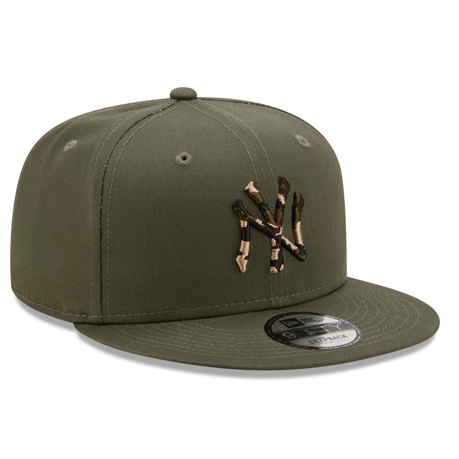 New York Yankees 9FIFTY Camo Infill Olive Cap