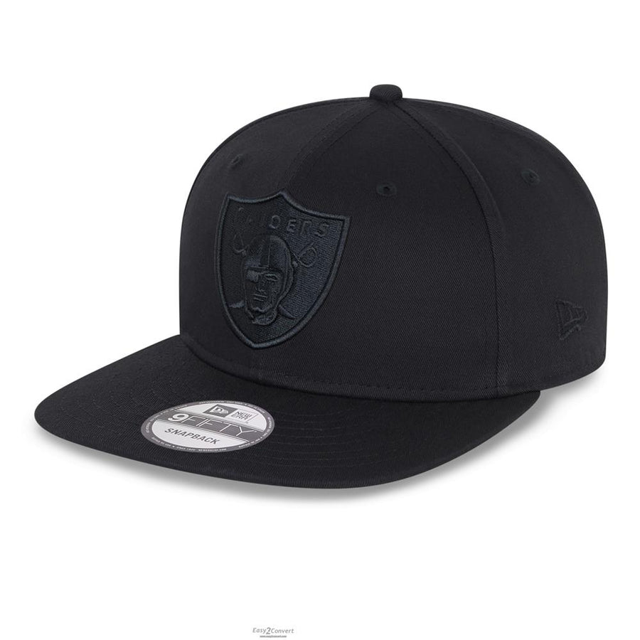 Las Vegas Raiders 9FIFTY NFL Black On Black Cap