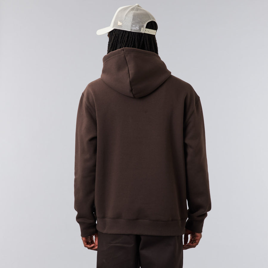 New Era Heritage Oversized Brown Hoodie