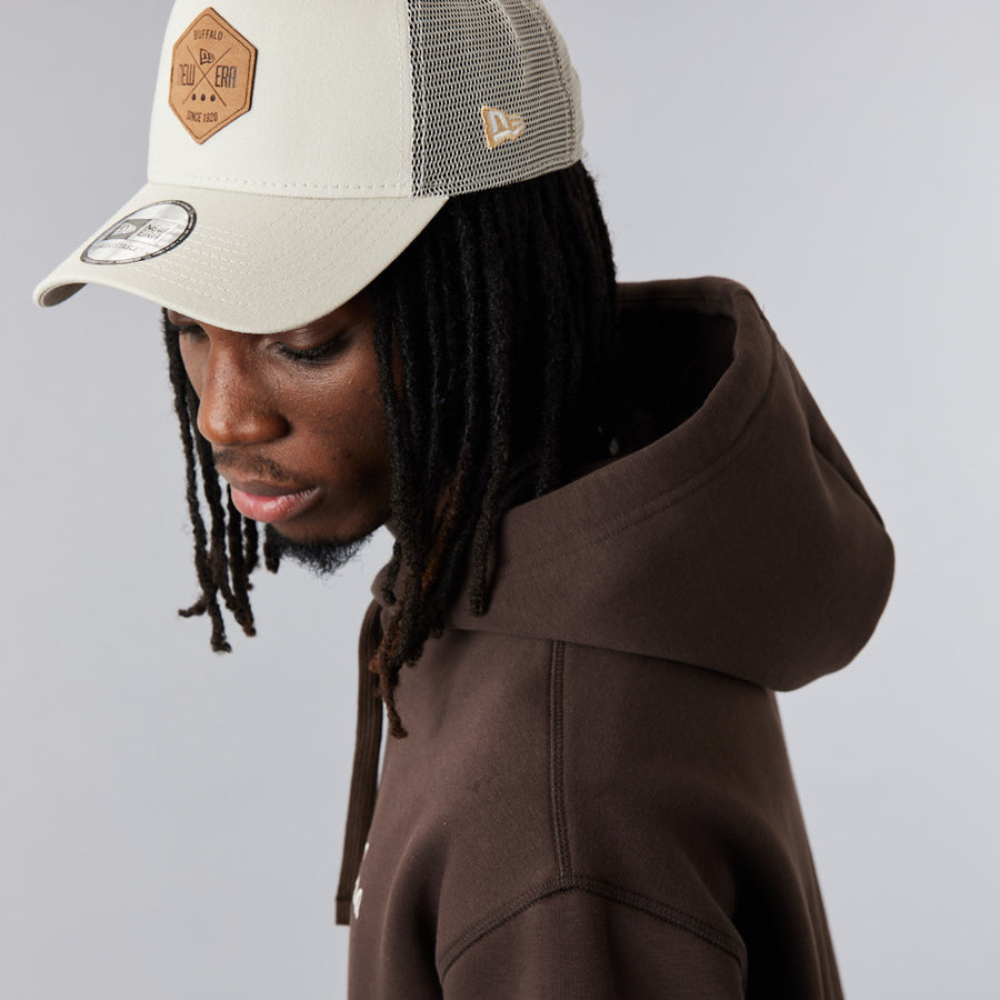 New Era Heritage Oversized Brown Hoodie