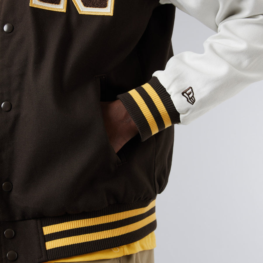 New Era Heritage Varsity Brown Jacket