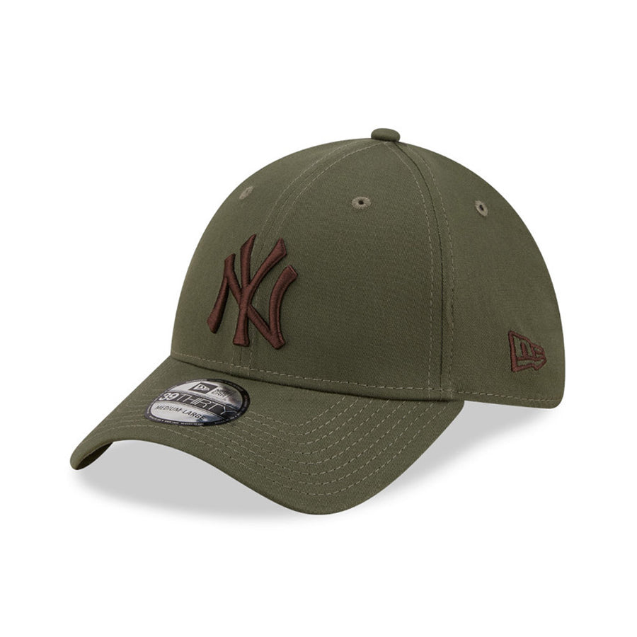 New York Yankees 39THIRTY League Essential Olive Cap
