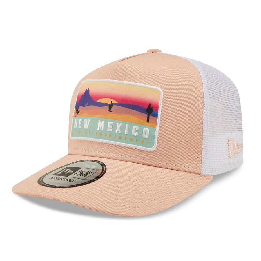 New Era Trucker Location Pink Cap