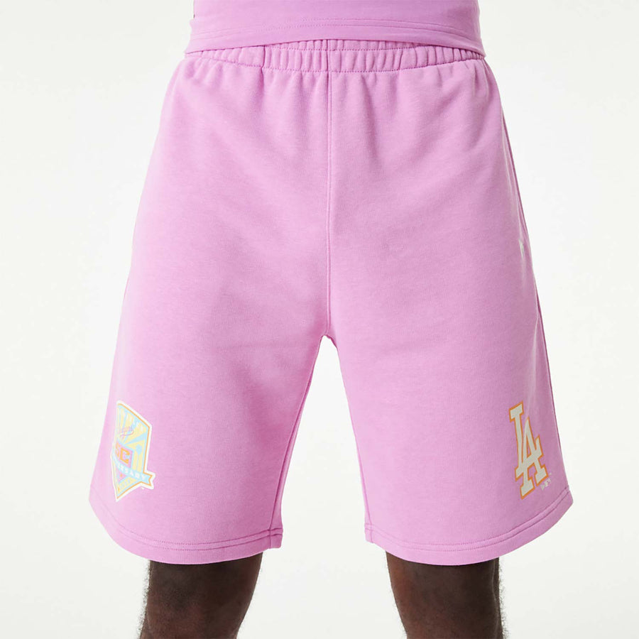 Los Angeles Dodgers MLB Pastel Pink Shorts