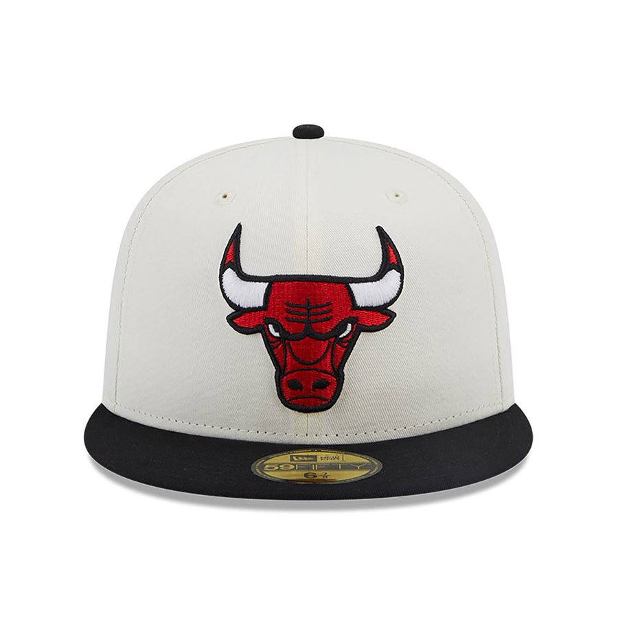 Chicago Bulls 59FIFTY Championships White/Black Cap