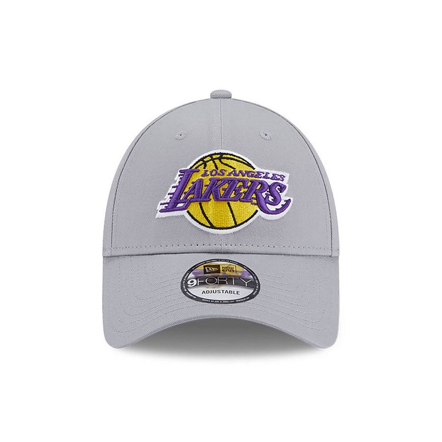 Los Angeles Lakers 9FORTY Team Side Patch Grey Cap