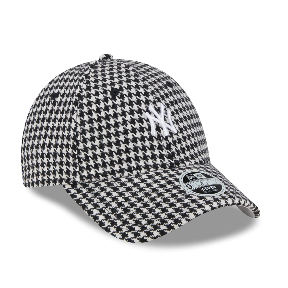 New York Yankees 9FORTY Womens Houndstooth Black Cap – NewEra