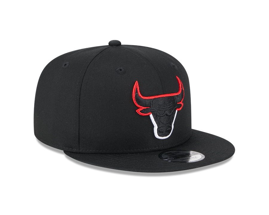 Chicago Bulls 9FIFTY Split Logo Black Cap