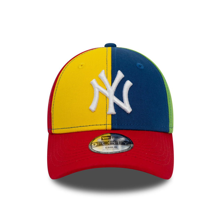 New York Yankees 9FORTY Kids MLB Block Navy Cap
