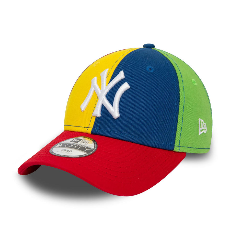 New York Yankees 9FORTY Kids MLB Block Navy Cap