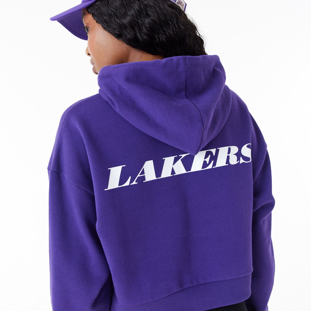 Lakers crop hoodie best sale