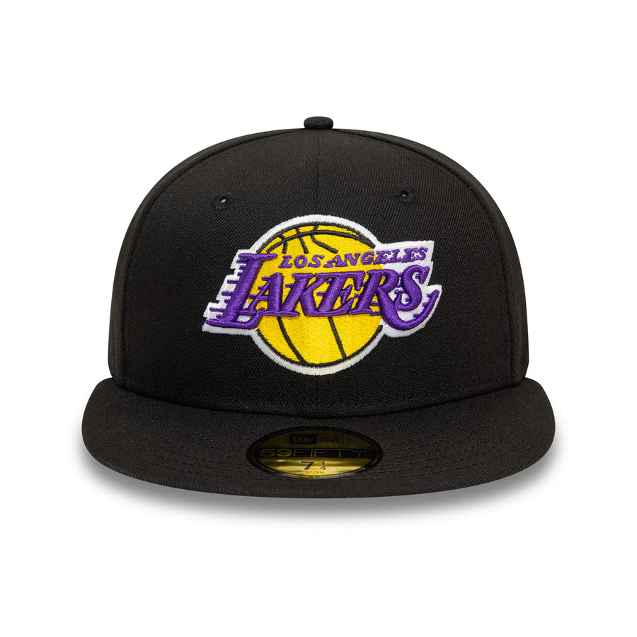 Los Angele Lakers 59FIFTY NBA Essential Black Cap