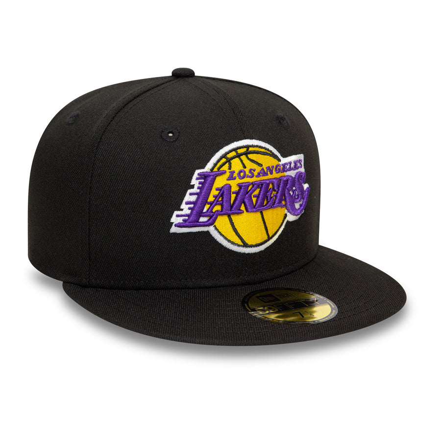 Los Angele Lakers 59FIFTY NBA Essential Black Cap