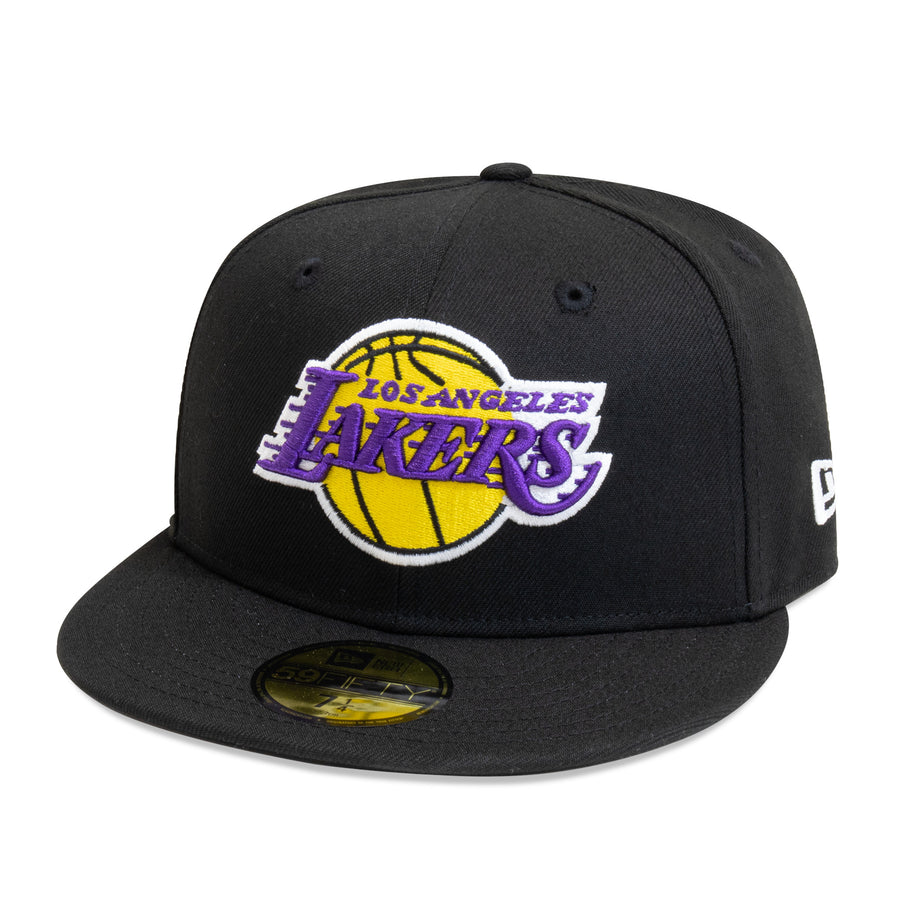 Los Angele Lakers 59FIFTY NBA Essential Black Cap