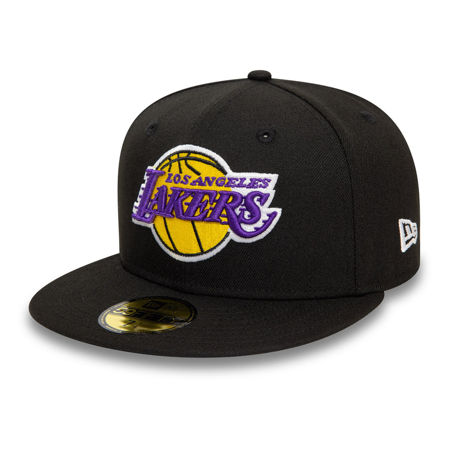 Los Angele Lakers 59FIFTY NBA Essential Black Cap