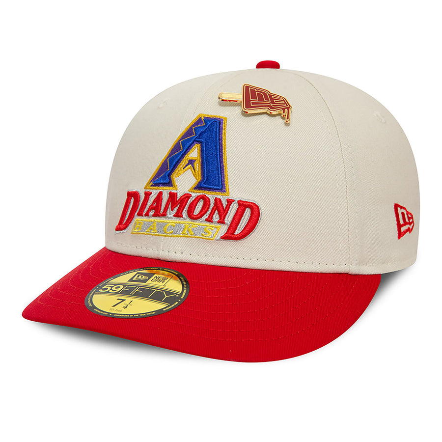 Arizona Diamondbacks 59FIFTY Low Profile MLB Pin Stone Cap