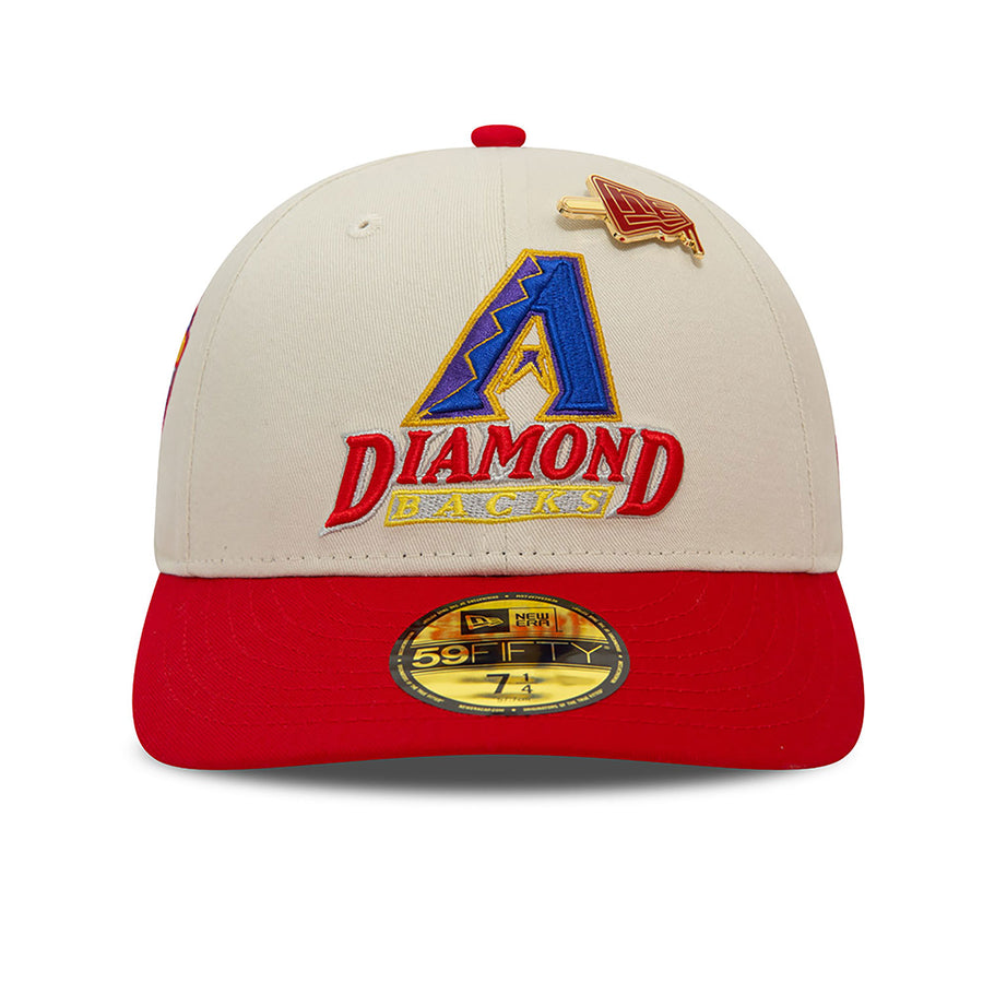 Arizona Diamondbacks 59FIFTY Low Profile MLB Pin Stone Cap