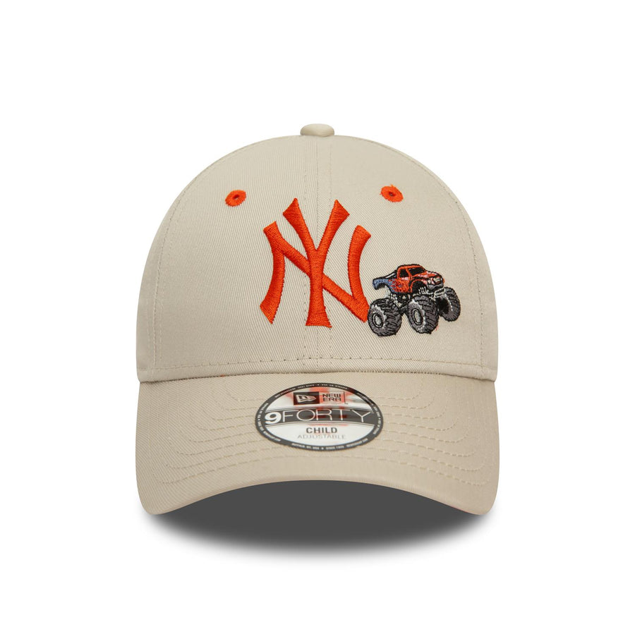 New York Yankees 9FORTY Kids Monster Truck Icon Stone Cap