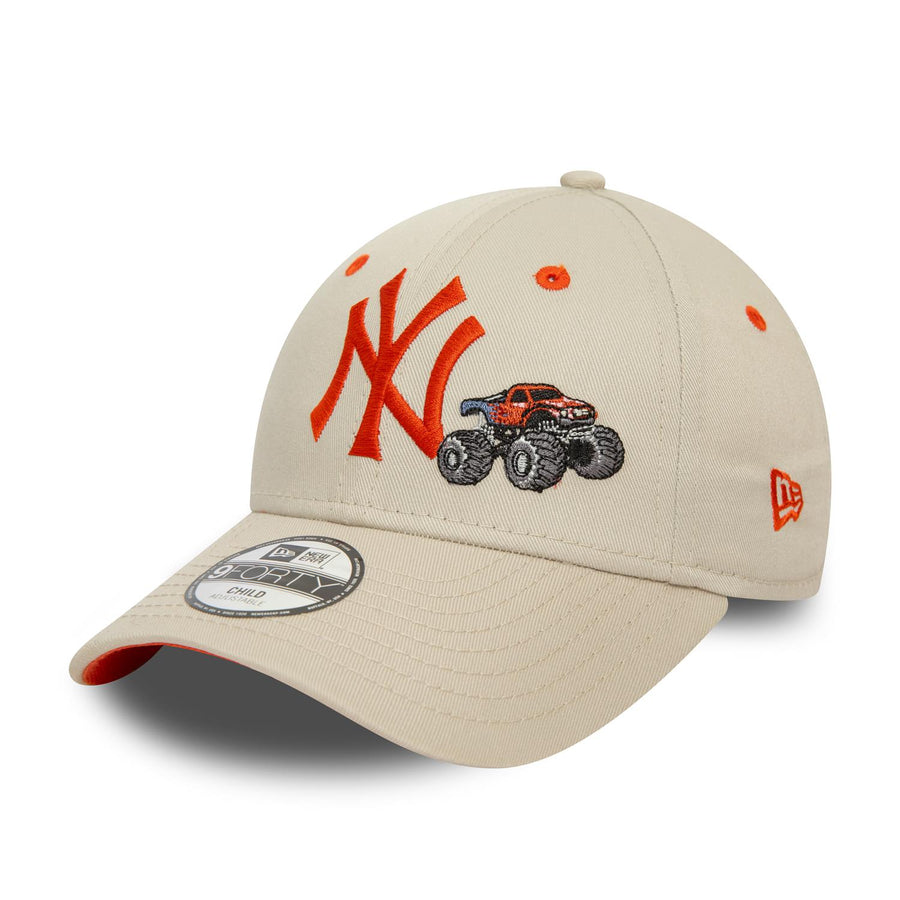 New York Yankees 9FORTY Kids Monster Truck Icon Stone Cap