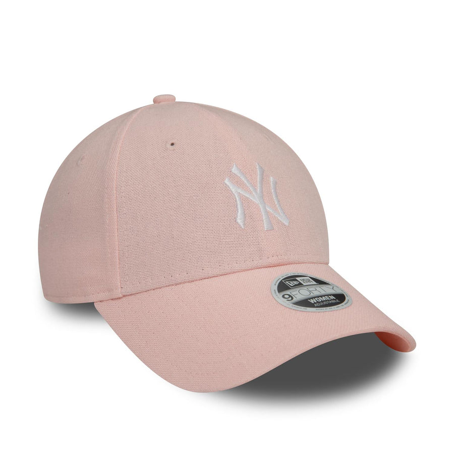 New York Yankees 9FORTY Womens MLB Linen Pink Cap