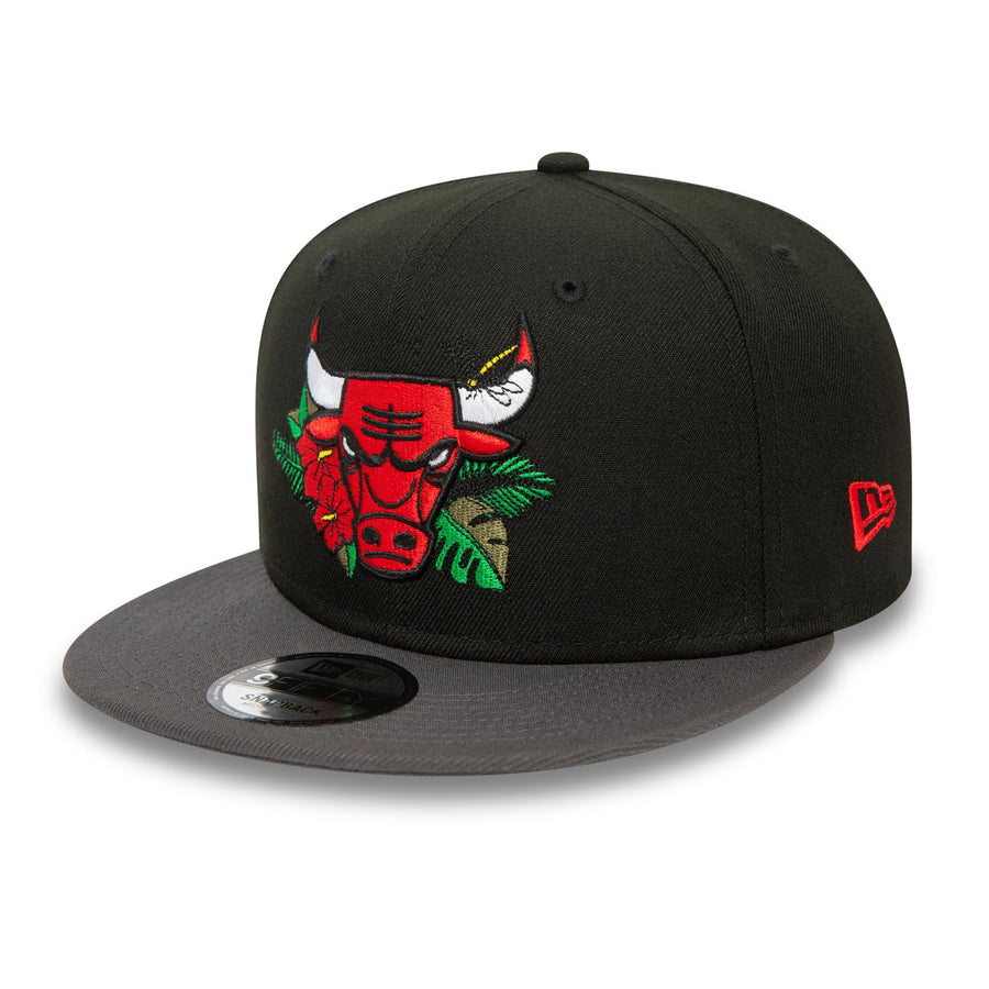 Chicago Bulls 9FIFTY NBA Floral Black Cap