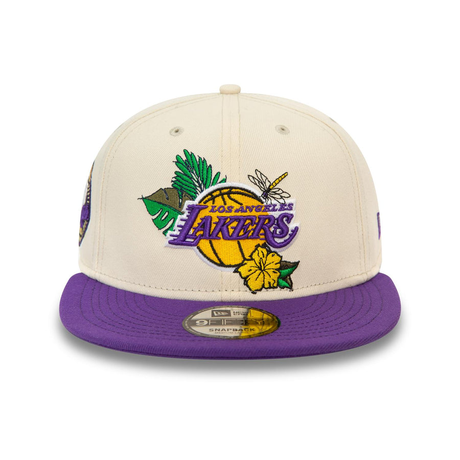 Los Angeles Lakers 9FIFTY NBA Floral Stone Cap