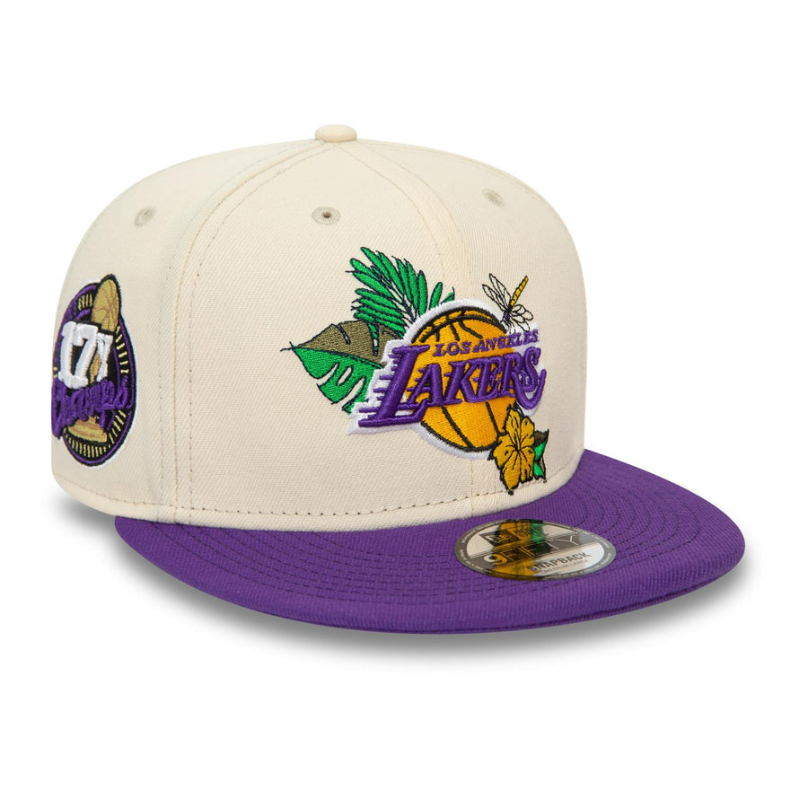 Los Angeles Lakers 9FIFTY NBA Floral Stone Cap