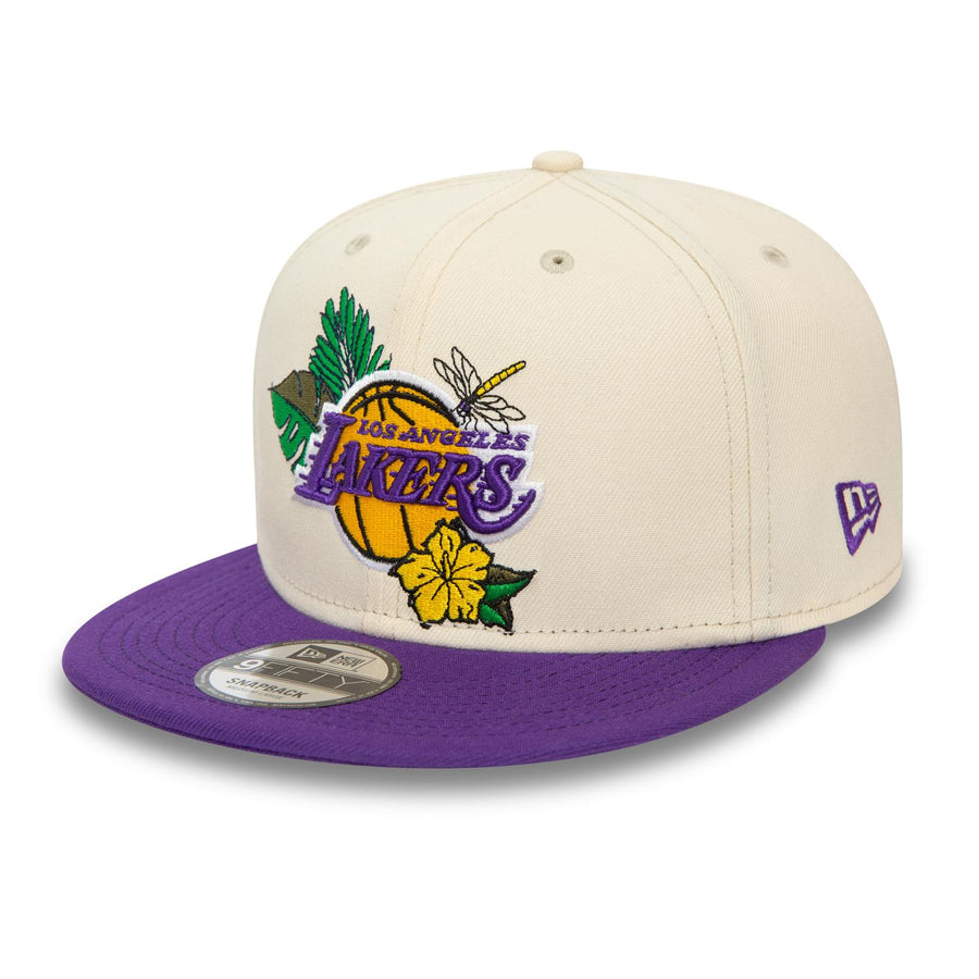 Los Angeles Lakers 9FIFTY NBA Floral Stone Cap