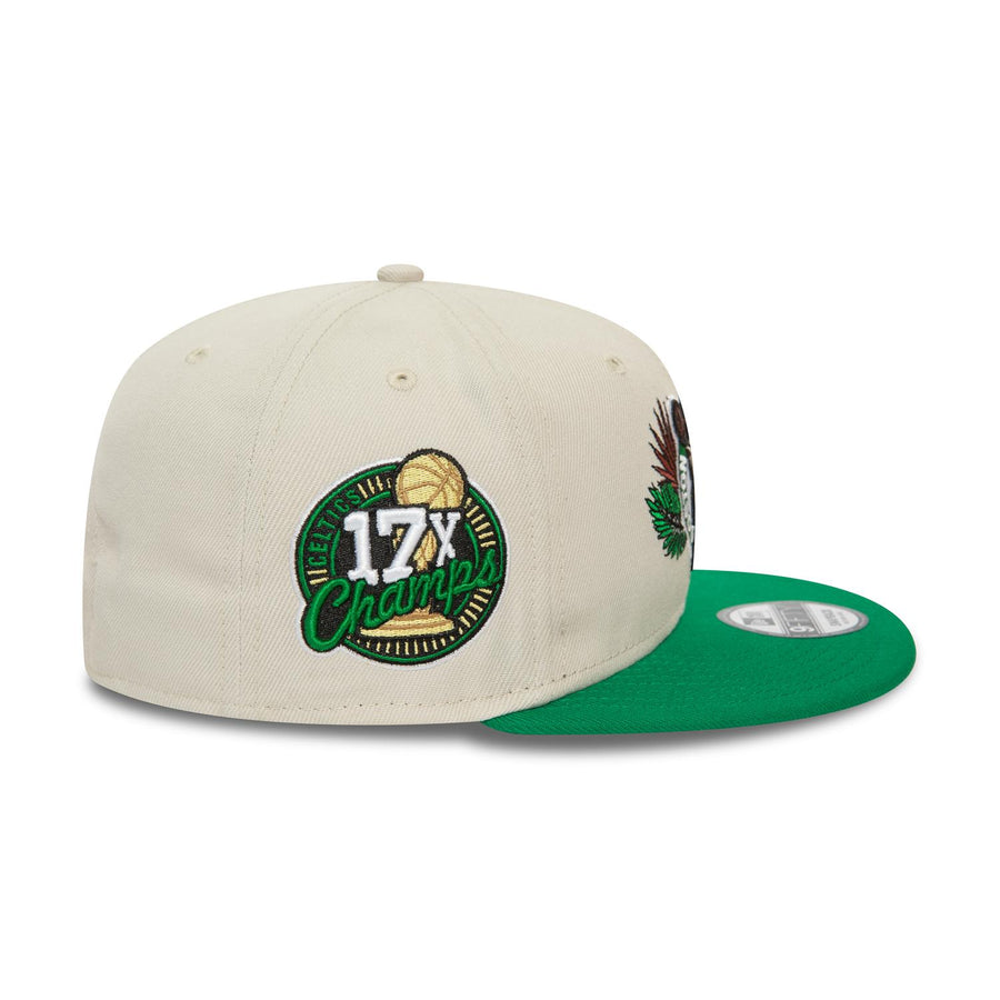 Boston Celtics 9FIFTY NBA Floral Stone Cap