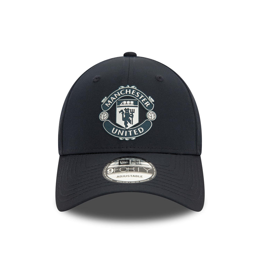 Manchester United FC 9FORTY  Rubber Woven Navy Cap