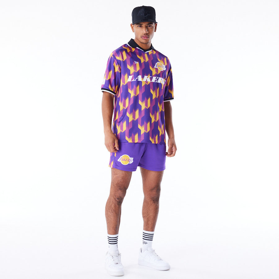 Los Angeles Lakers NBA Soccer Purple Tee