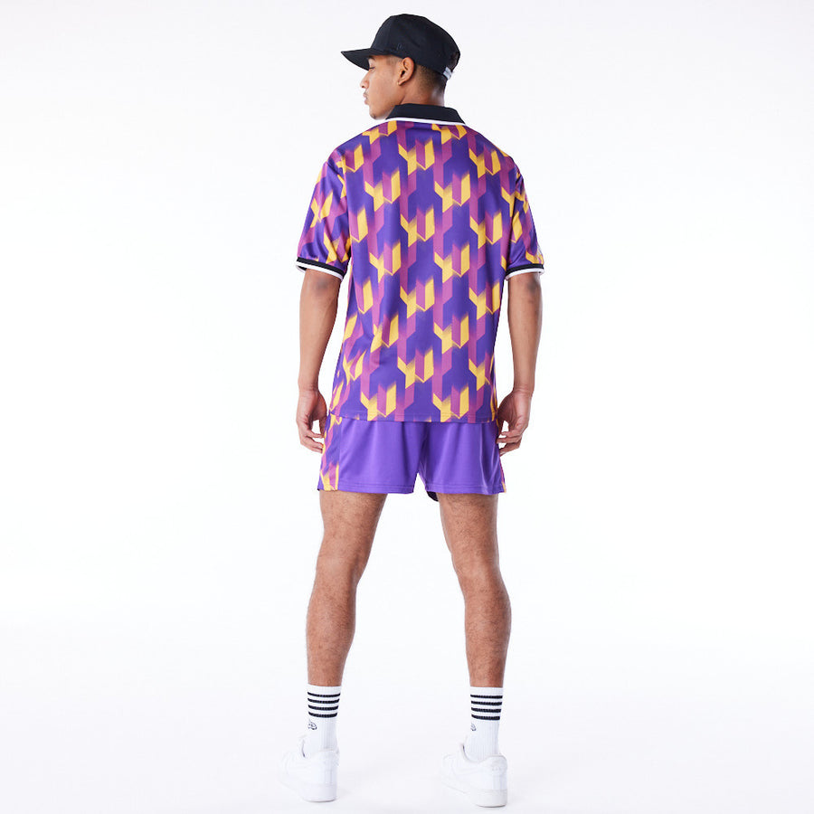 Los Angeles Lakers NBA Soccer Purple Tee