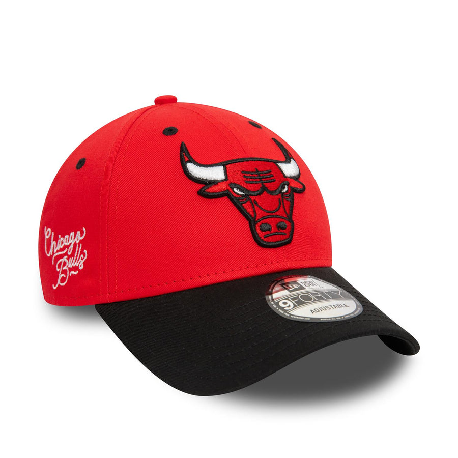 Chicago Bulls 9FORTY NBA Side Patch Red Cap