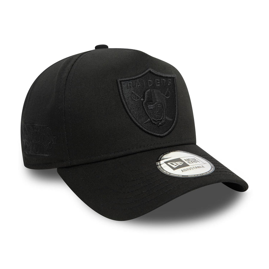 Las Vegas Raiders E-Frame Monochrome Black Cap