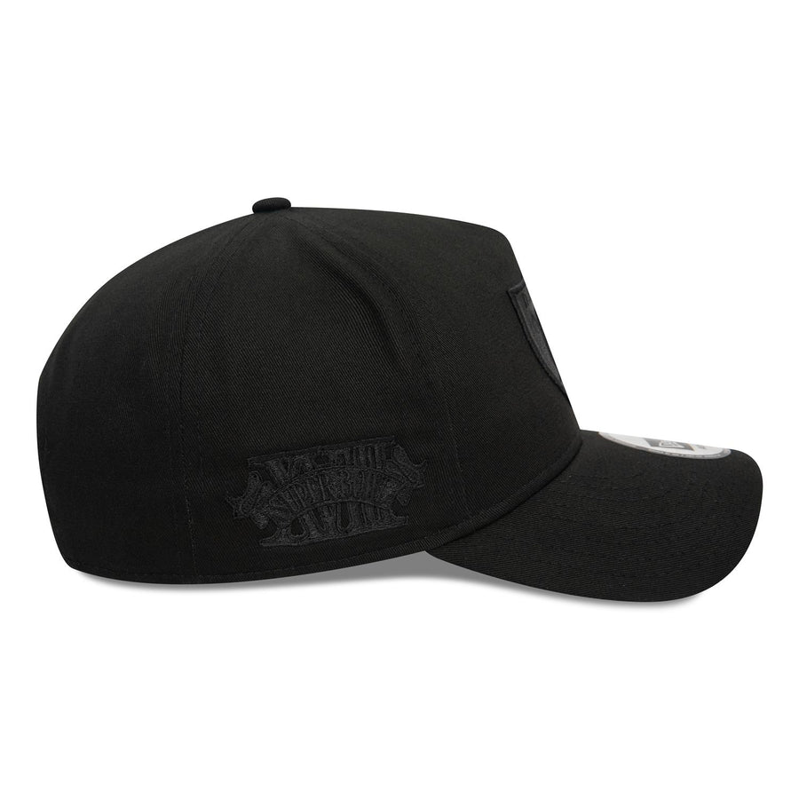 Las Vegas Raiders E-Frame Monochrome Black Cap