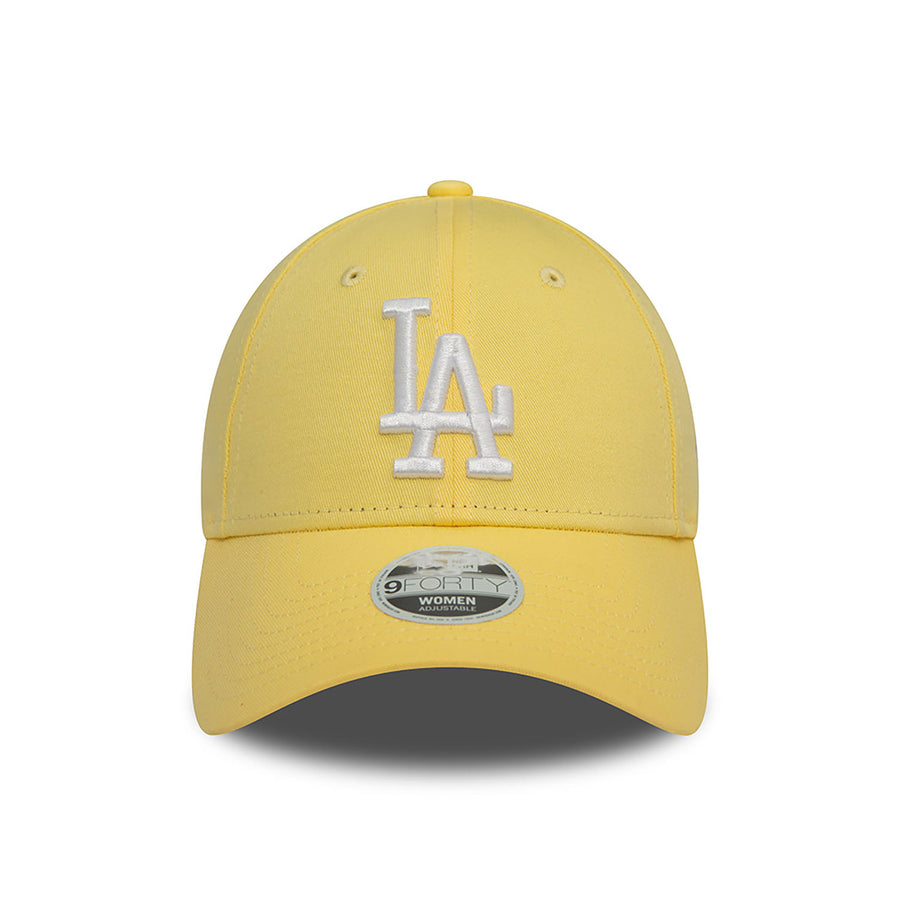 Los Angeles Dodgers 9FORTY Womens League Essential Pastel Yellow Cap