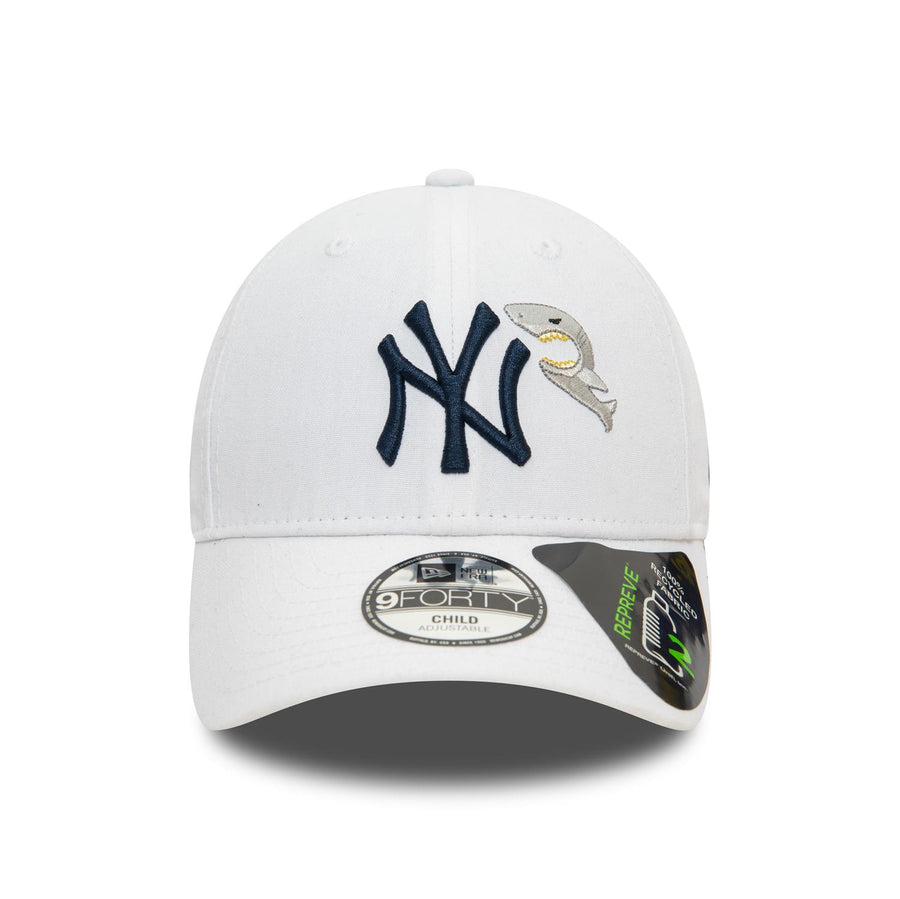 New York Yankees 9FORTY Kids Repreve Icon White Cap