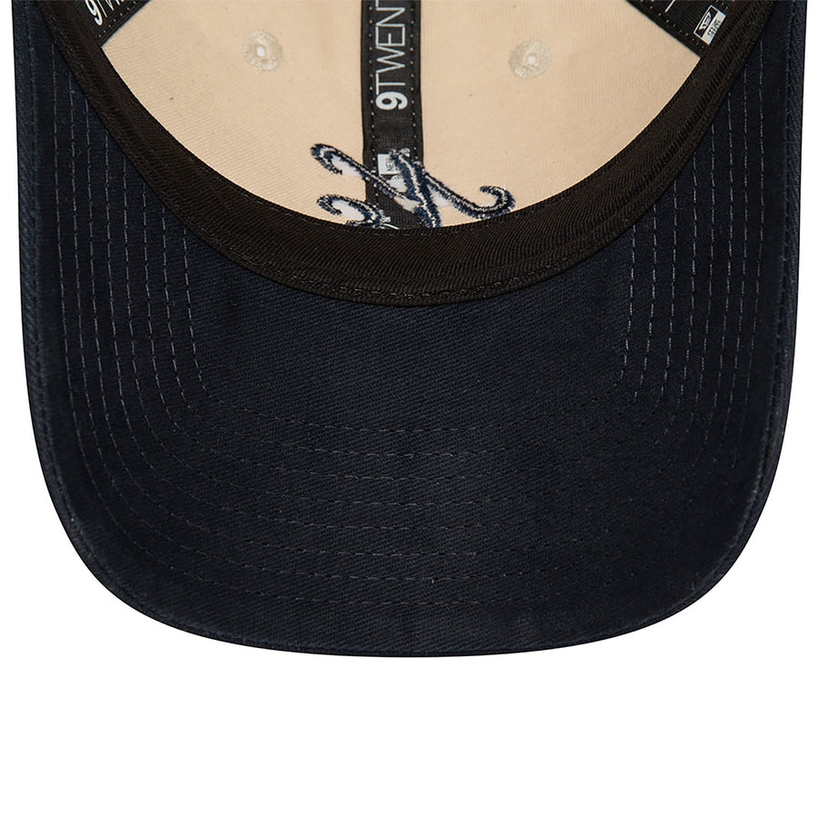 New Era 9TWENTY Peached Cotton Stone/Navy Cap