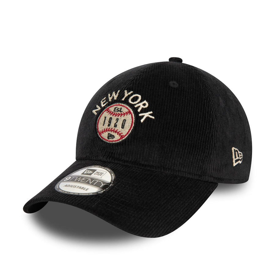 New Era 9TWENTY Cord Black Cap