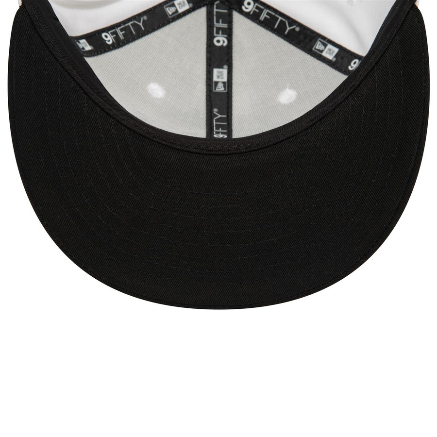 Los Angeles Lakers 9FIFTY White Crown Patch White/Black Cap