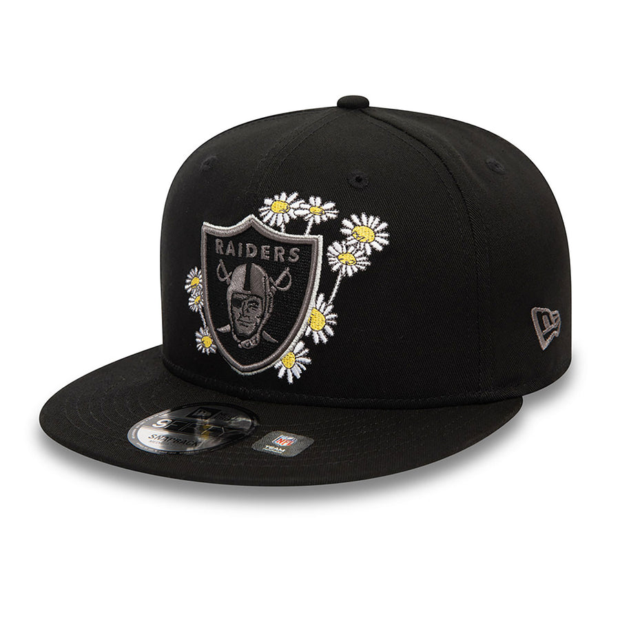 Las Vegas Raiders 9FIFTY Seasonal Flower Black Cap