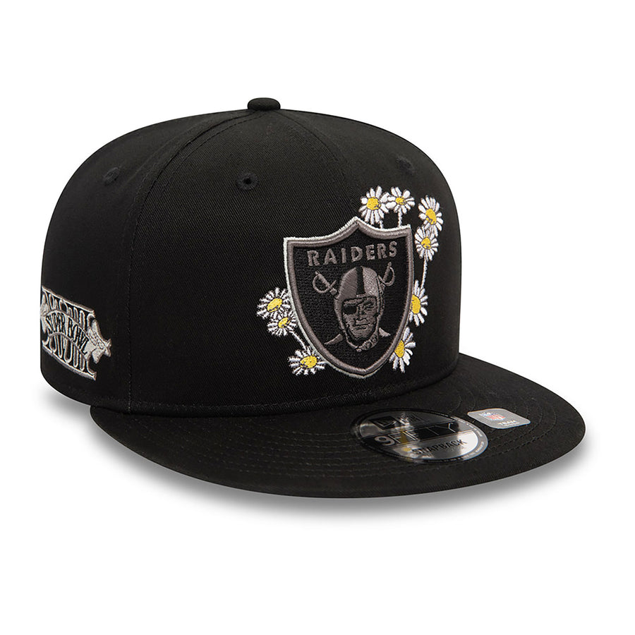 Las Vegas Raiders 9FIFTY Seasonal Flower Black Cap