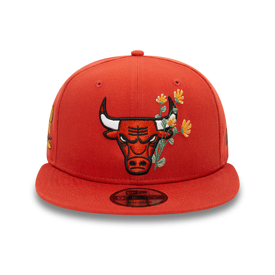 Chicago Bulls 9FIFTY Seasonal Flower Copper Red Cap