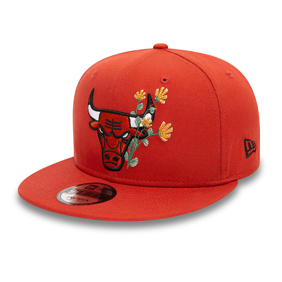 Chicago Bulls 9FIFTY Seasonal Flower Copper Red Cap