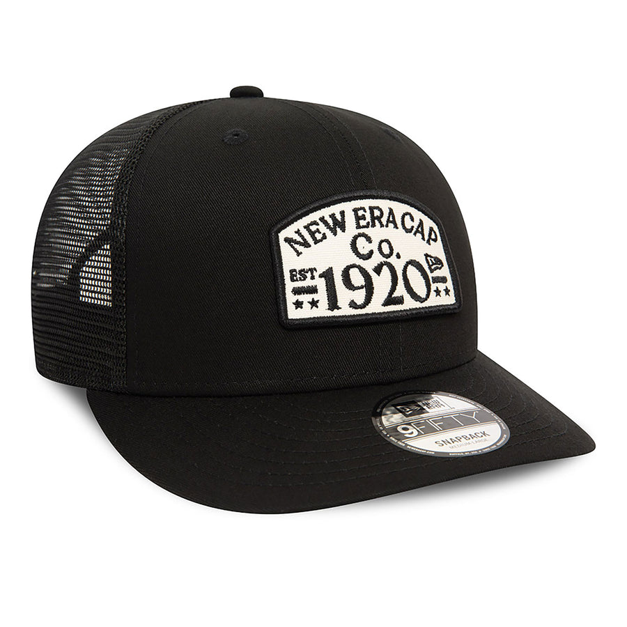 New Era 9FIFTY Patch Black Trucker Cap